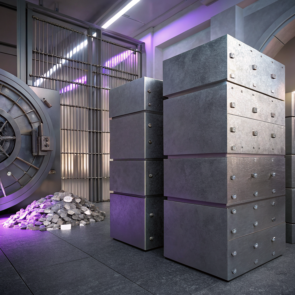 Secure digital archive storage visualization