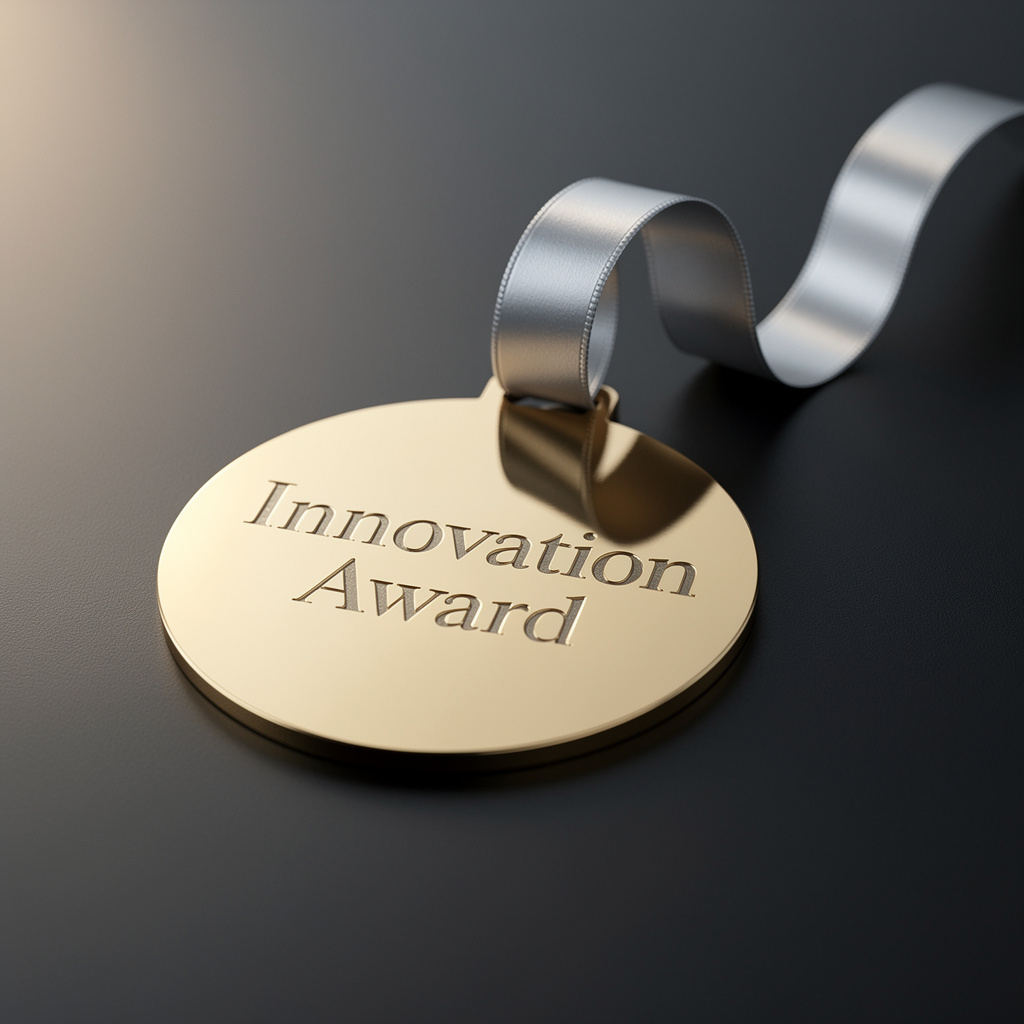 Industry award trophy