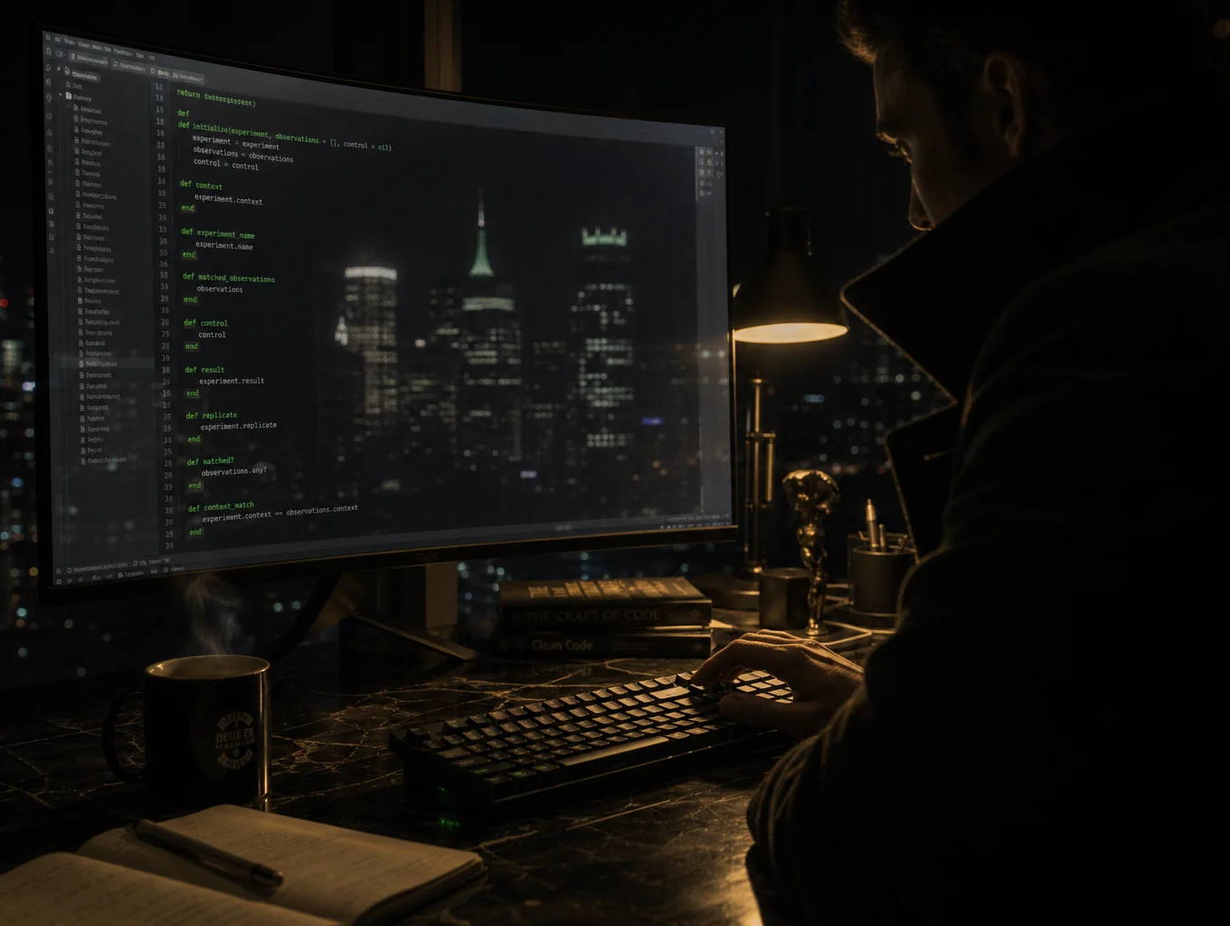 Open source development code editor