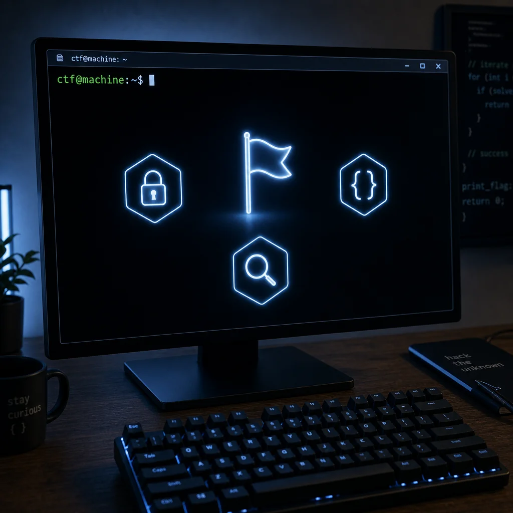 Command line interface with green text