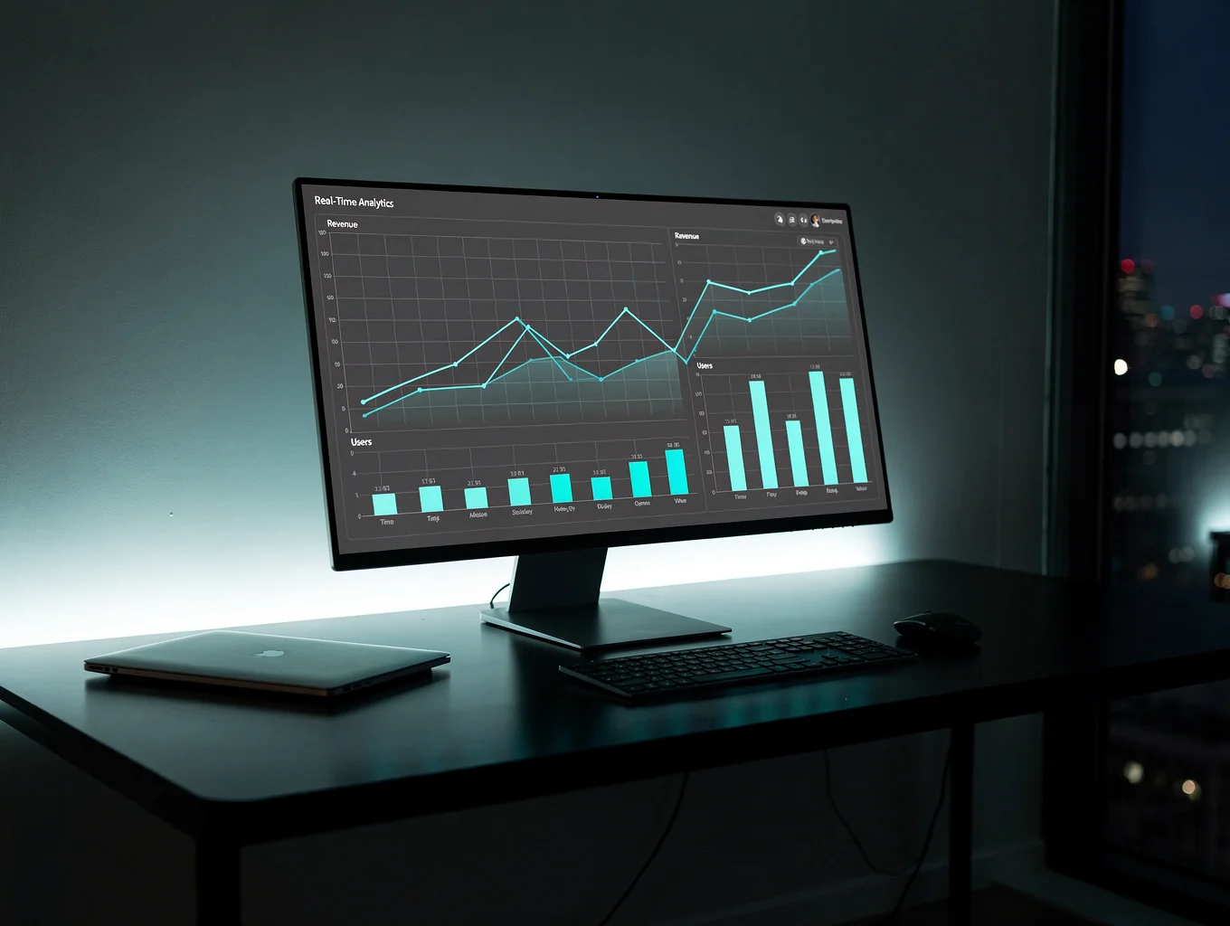 Clean, minimalist workspace interface showing portfolio management tools